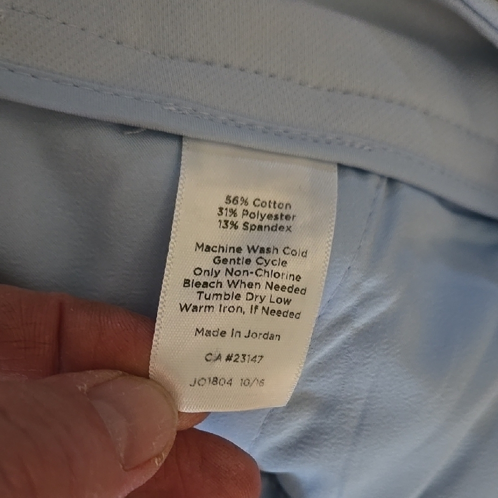 Beautiful Light Blue Dress Pants, EUC, Sz 12 - Picture 4 of 6